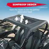 Kemimoto CF Moto ZForce 950 Zipper Design Ventilated Soft Top