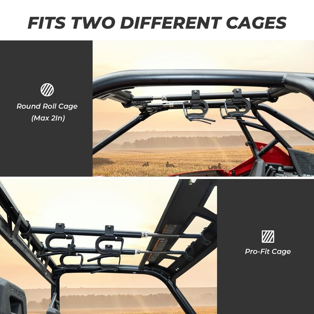 Kemimoto Front & Back Overhead Bracket Holder Rack