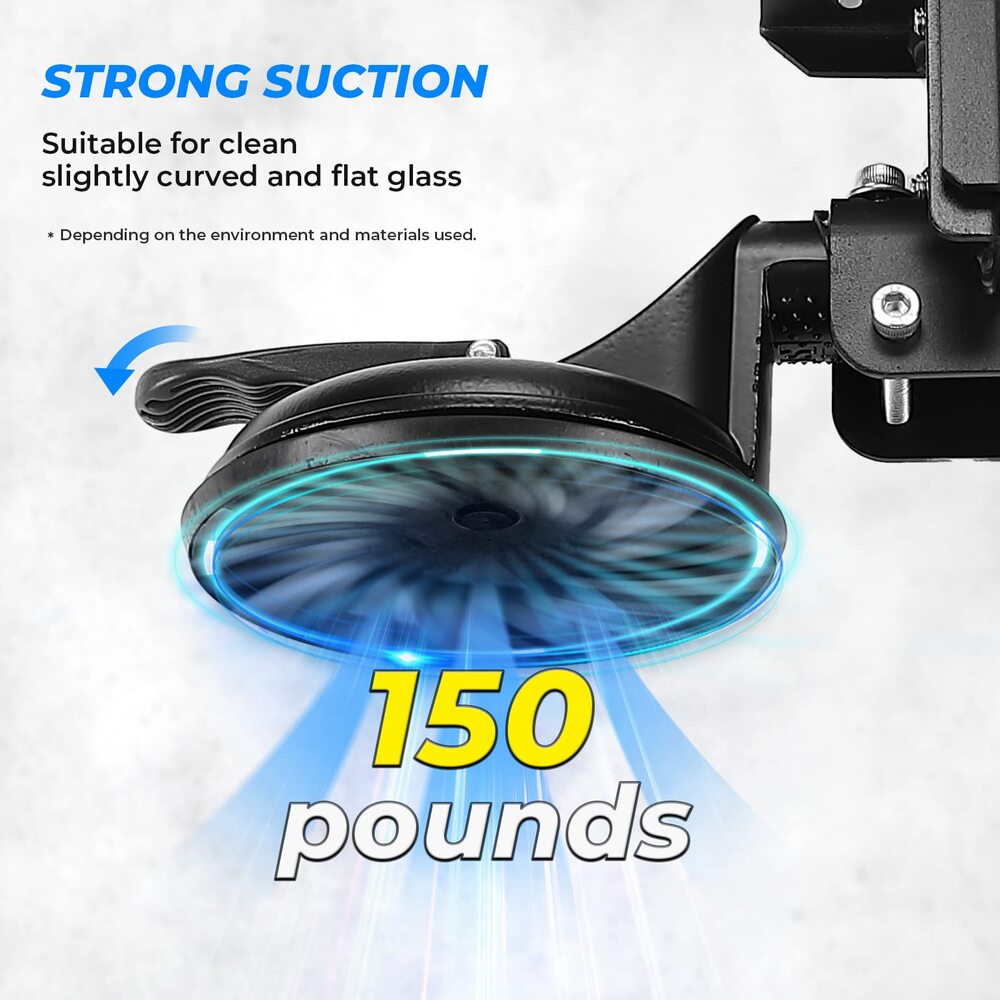 Kemimoto Glass Windshield Gun Holder Rack