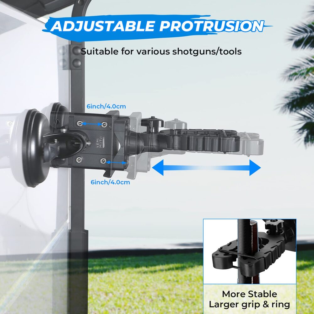 Kemimoto Glass Windshield Gun Holder Rack
