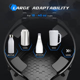 Kemimoto Golf Cart Cup Holder Expander with Tray