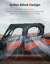 Kemimoto Honda Pioneer 1000-6 Soft Upper Door Cab Enclosure Set