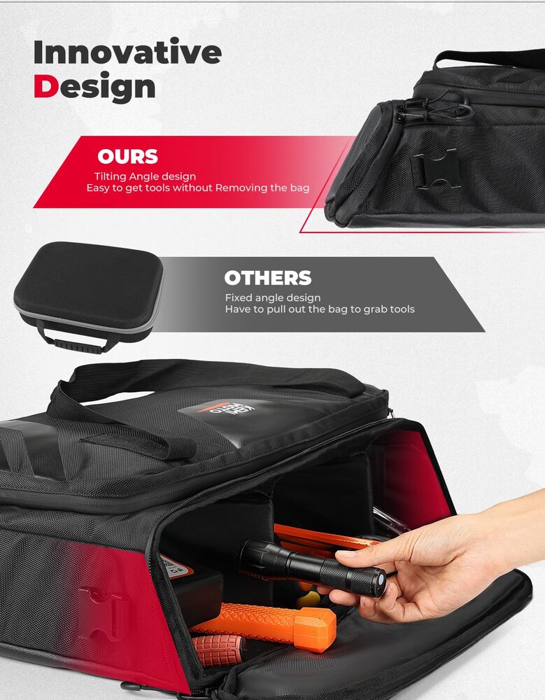 Kemimoto Honda Pioneer 1000-6 UTV 16L Tool Storage Bag - Under Seat