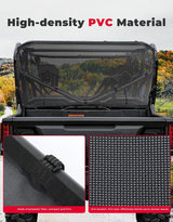 Kemimoto Honda Pioneer 1000-6 UTV Soft Rear Window Net