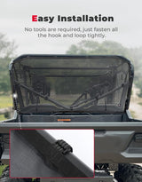 Kemimoto Honda Pioneer 1000-6 UTV Soft Rear Window Net