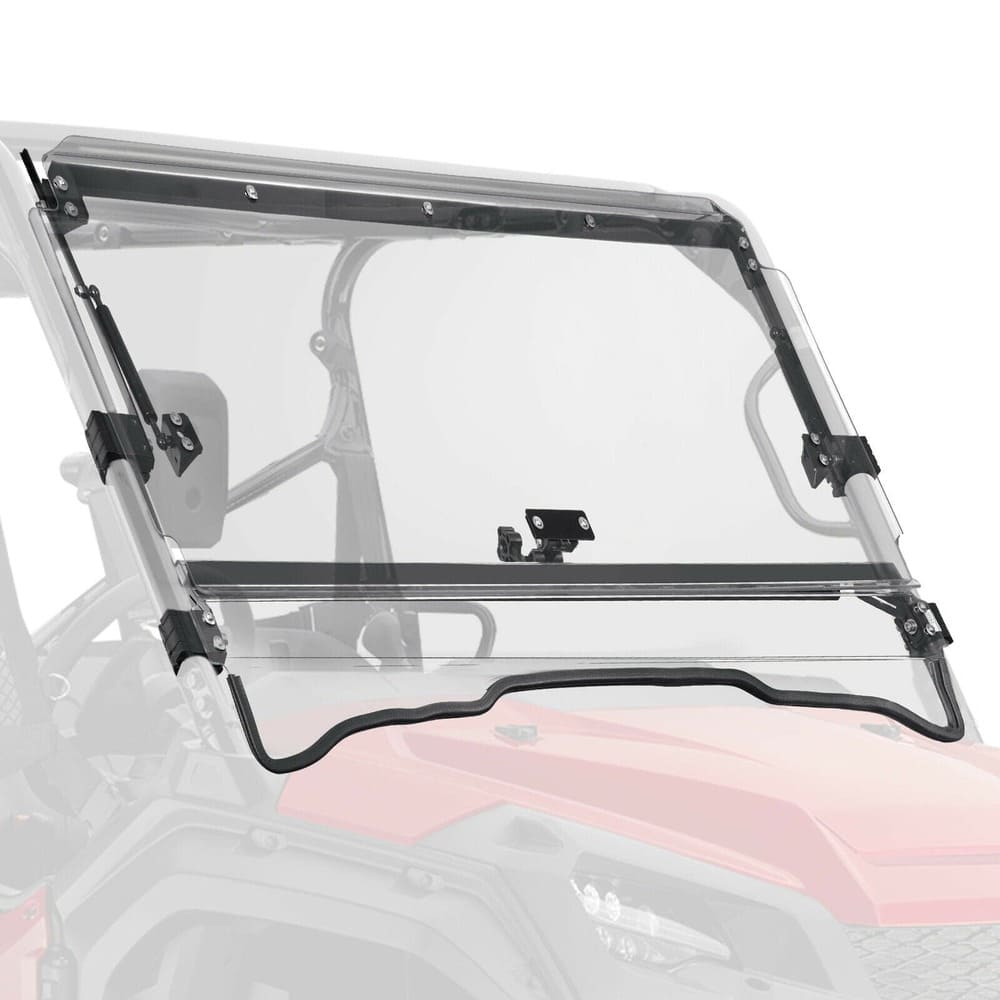 Kemimoto Honda Pioneer 1000 UTV 3-in-1 Flip Windshield