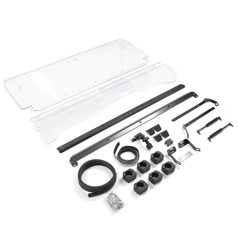 Kemimoto Honda Pioneer 1000 UTV 3-in-1 Flip Windshield