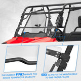 Kemimoto Honda Pioneer 700 UTV 3-in-1 Flip Windshield