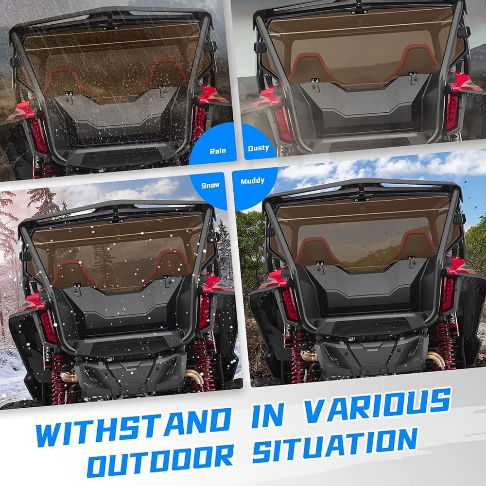 Kemimoto Honda Talon 1000X/1000R High Light Transmittance Rear Windshield