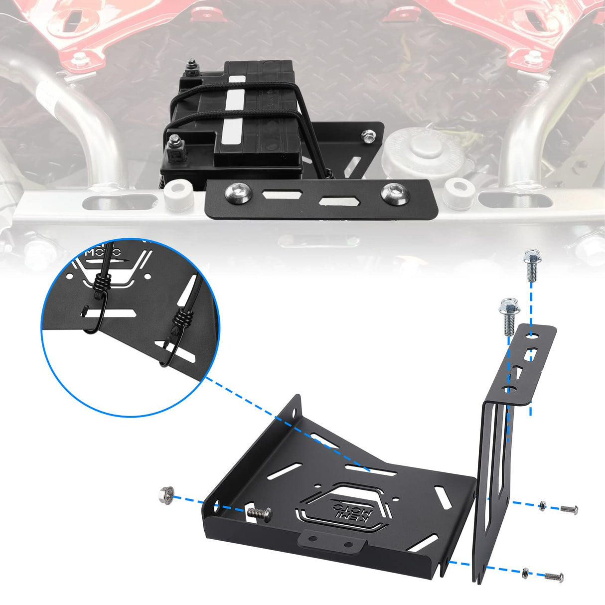 Kemimoto Honda Talon 1000X Second Battery Tray