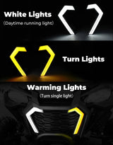 Kemimoto Honda Talon 1000X/1000R LED Turn Signal Fang Lights