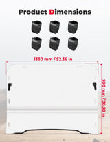 Kemimoto Kawasaki Mule 3010 UTV Windshield