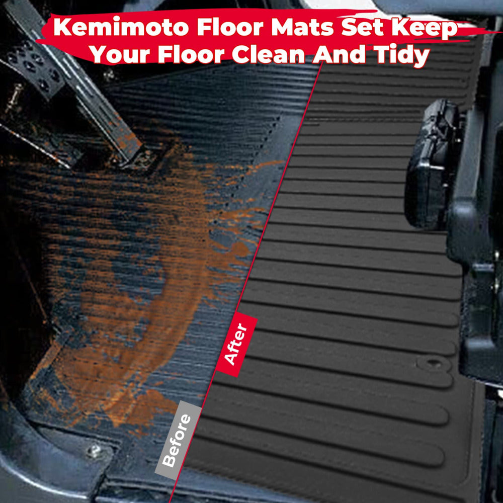 Kemimoto Kawasaki Mule Pro MX Floor Mats