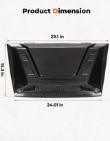 Kemimoto Kawasaki Mule Pro UTV Hood Scoop
