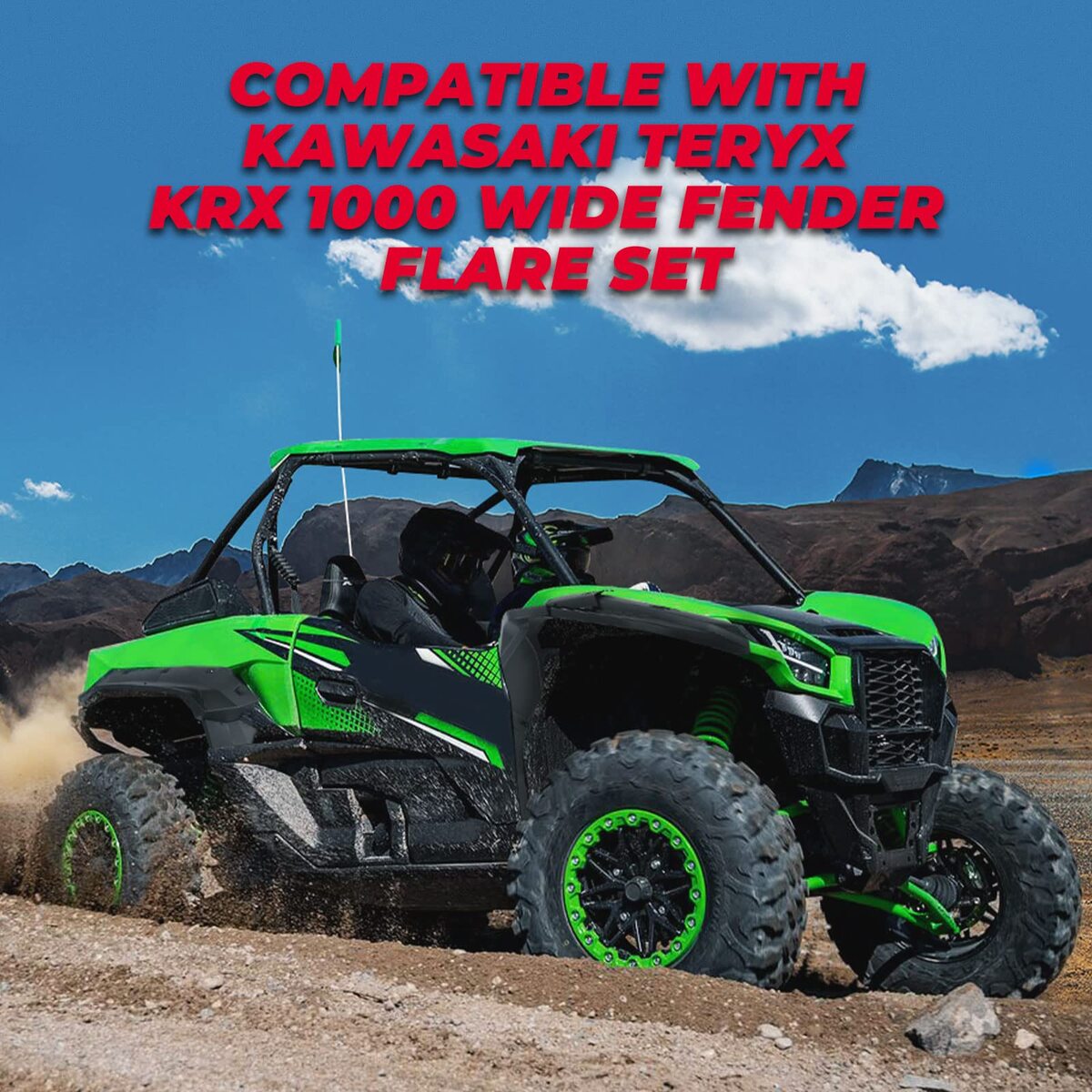 Kemimoto Kawasaki Teryx KRX 1000 Mud Fender Flares