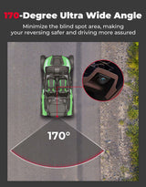 Kemimoto Kawasaki Teryx KRX 1000 Plug & Play Wired Rear Camera