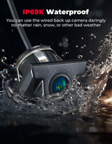 Kemimoto Kawasaki Teryx KRX 1000 Plug & Play Wired Rear Camera