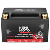 Kemimoto LiFePO4 12v 4Ah Motorcycle/ Lawn Mower Lithium Battery - ATV /UTV
