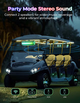 Kemimoto Midnight 80 32" 6 Speaker RGB UTV Sound Bar