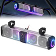 Kemimoto Midnight S60 26" RGB UTV Sound Bar & 1"-2" Golf Cart Marine Roll Bar