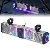 Kemimoto Midnight S60 26" RGB UTV Sound Bar & 1"-2" Golf Cart Marine Roll Bar