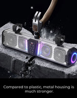 Kemimoto Midnight S60 26" RGB UTV Sound Bar & 1"-2" Golf Cart Marine Roll Bar