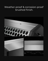 Kemimoto Midnight S80 26"/32" Aluminum 6-Speaker RGB Silver Soundbar