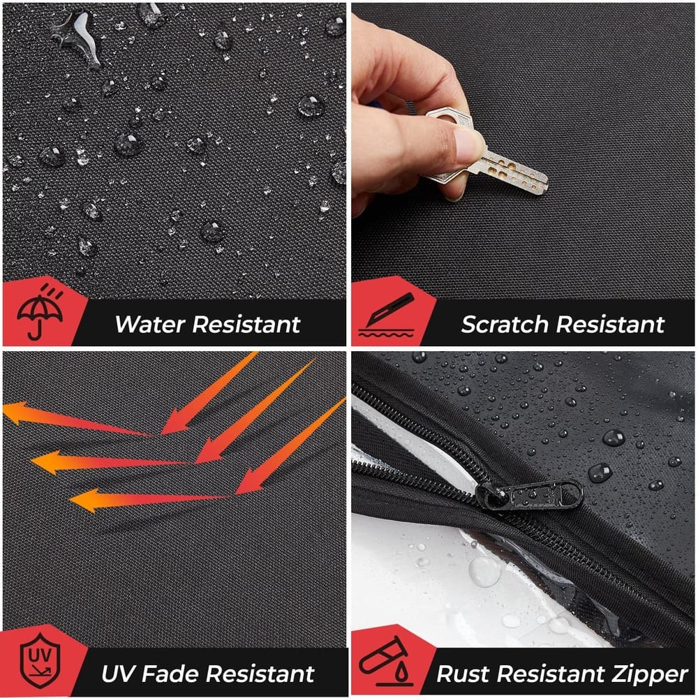 Kemimoto Honda Pioneer 700-4 Open Window Fabric Rear Panel