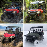 Kemimoto Honda Pioneer 700-4 Open Window Fabric Rear Panel