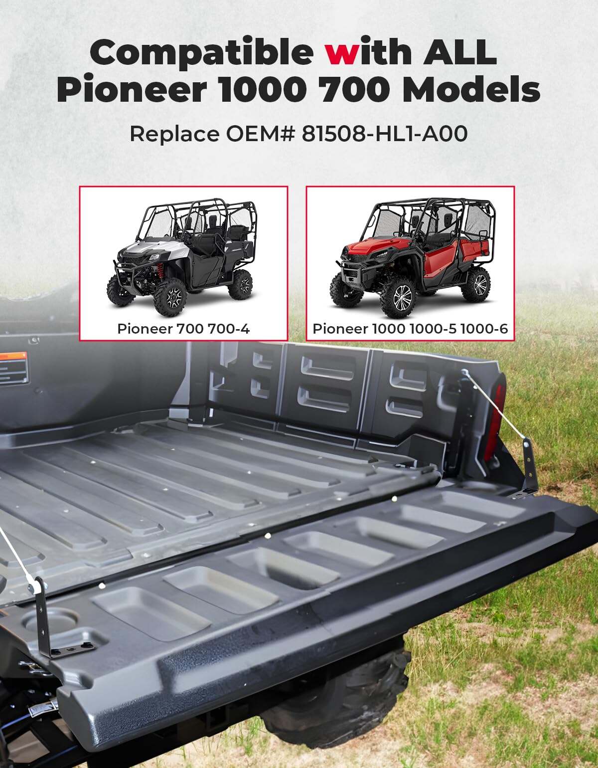 Kemimoto Pioneer 700 Tailgate Leveler Bracket