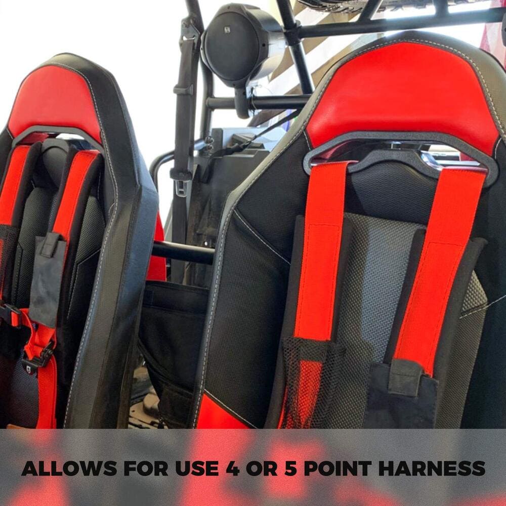 Kemimoto Polaris RZR 1000 XP Through Bezel-Harness Pass - 2 Pack