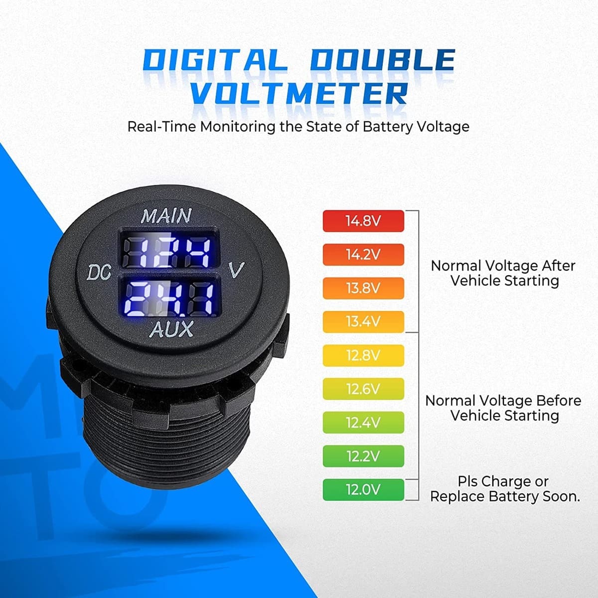 Kemimoto Polaris 12V 140AMP UTV/ATV Dual Battery Isolator Kit