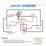 Kemimoto Polaris 12V 140AMP UTV/ATV Dual Battery Isolator Kit