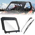 Kemimoto Polaris '20-'24 RZR Pro XP/ Turbo R Glass Windshield w/ Electric Wipers