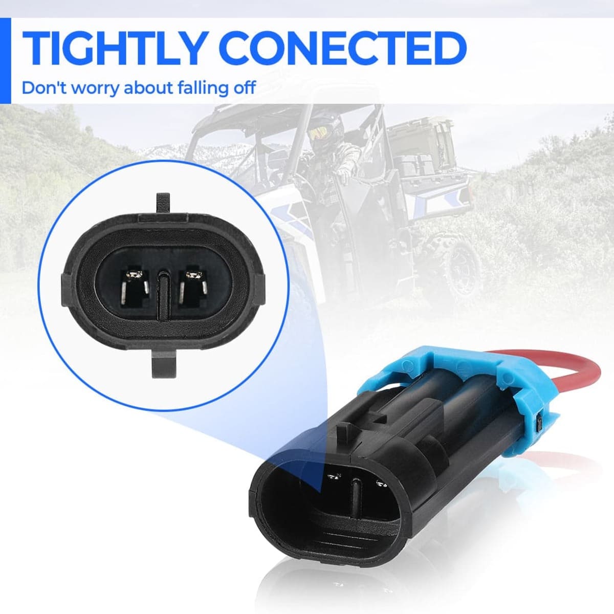 Kemimoto '10-'21 Can-Am Commander Seat Belt Harness Clip Bypass Plug