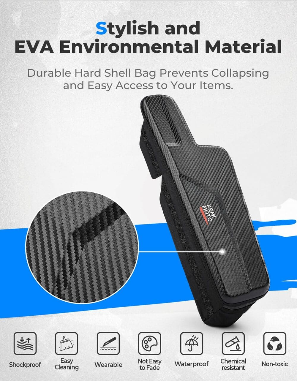 Kemimoto Polaris General 1000/4 1000 Dashboard Storage Bag