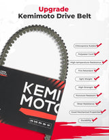 Kemimoto Polaris Ranger 500/ 800 UTV Heavy Drive Belt
