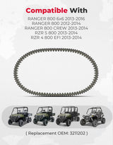 Kemimoto Polaris Ranger 500/ 800 UTV Heavy Drive Belt