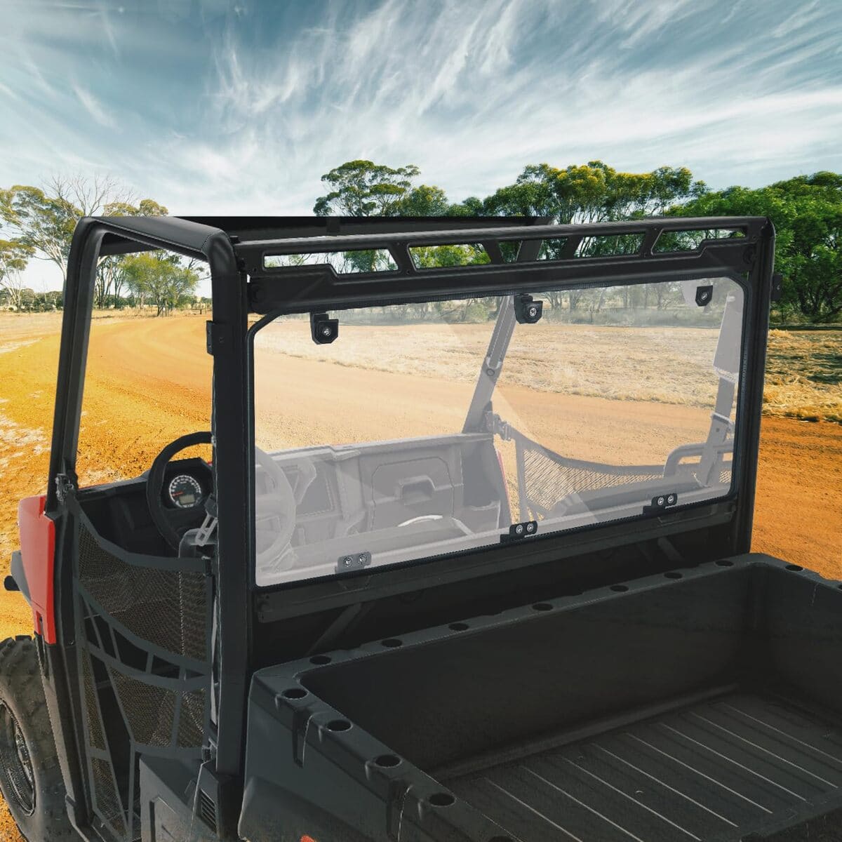 Kemimoto Polaris Ranger Crew 570 Midsize Rear Windshield