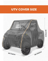 Kemimoto Polaris Ranger 570 2-3 Seater UTV Cover