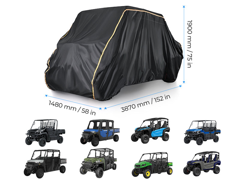 Kemimoto Polaris Ranger Crew 570 4-Seater UTV Waterproof Cover 