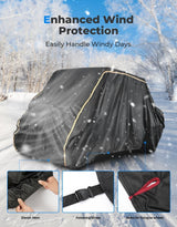 Kemimoto Polaris Ranger Crew 570 Universal 4 Seater UTV Waterproof Cover