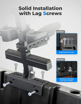 Kemimoto Polaris Ranger UTV Double Crossbow Rack