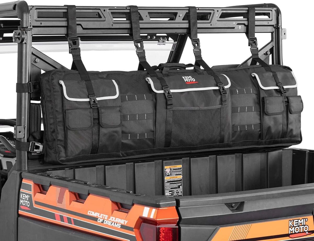Kemimoto Polaris Ranger UTV Hunting Gear Double Gun Holder Tool Rack