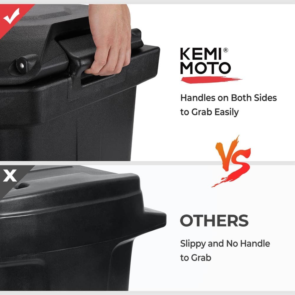 Kemimoto Polaris Ranger UTV Waterproof Seat Cover & Big Size Cargo Box