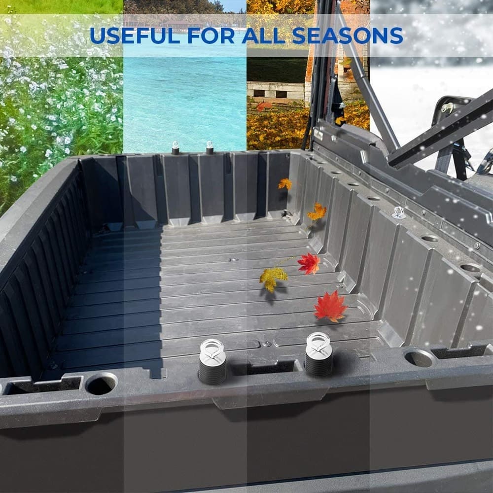 Kemimoto Polaris Ranger XP 1000 2" Tie Down Anchors - 6PCs