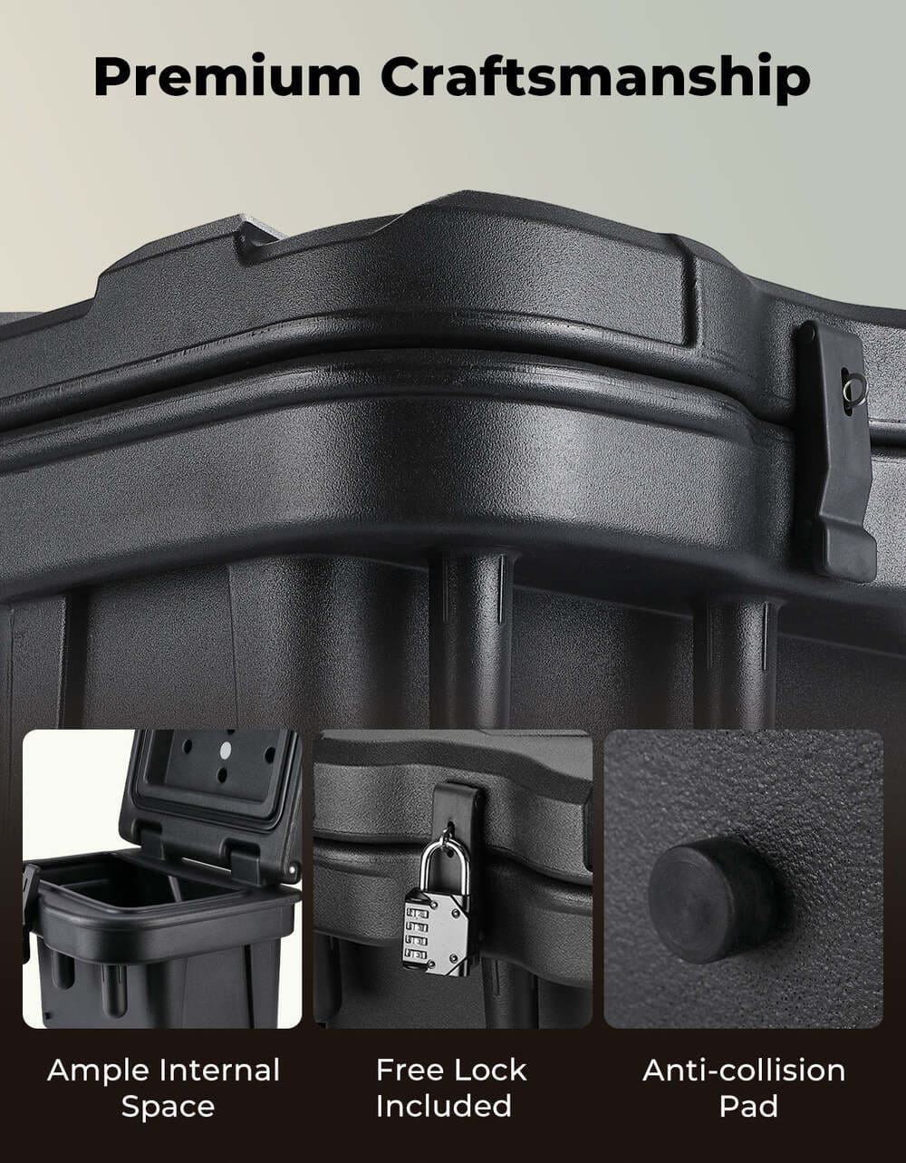 Kemimoto Polaris Ranger XP 1000 20L Cargo Storage Box