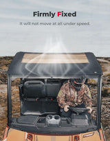 Kemimoto Polaris Ranger XP 1000 3-Seat Canvas Roof Top Tint Waterproof