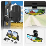 Kemimoto Polaris Ranger XP 1000 Adjustable Side & Rear View Mirror