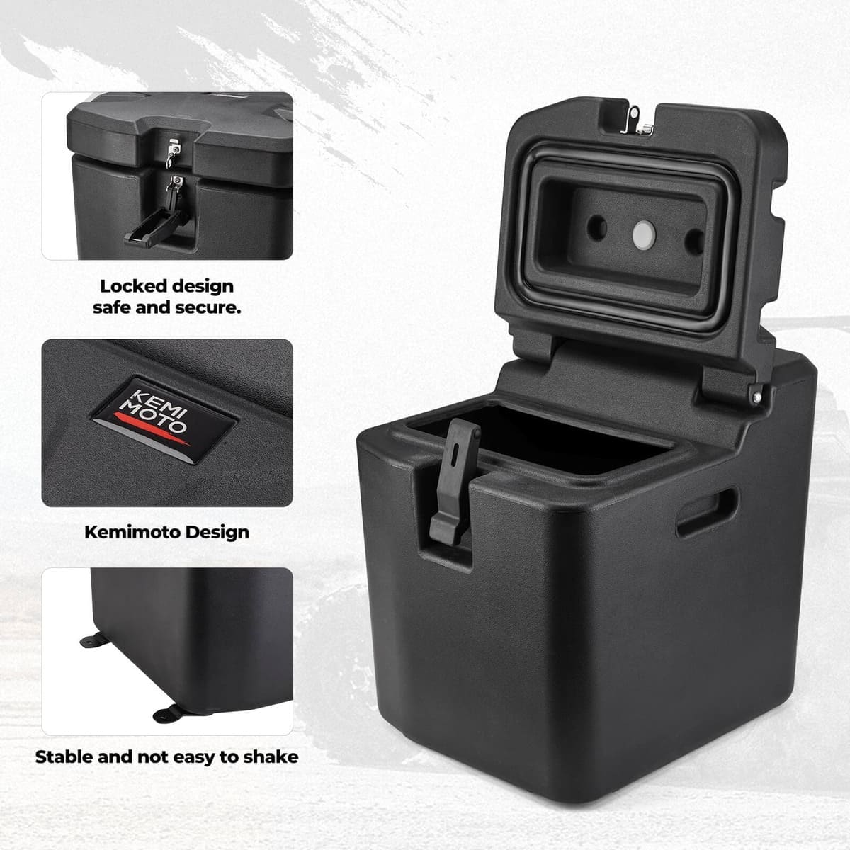 Kemimoto Polaris Ranger XP 1000 Big Size Cargo Box & Under Seat Storage Box